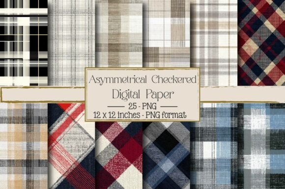 Asymmetrical Checkered Design: A Creative Approach to Modern Patterns