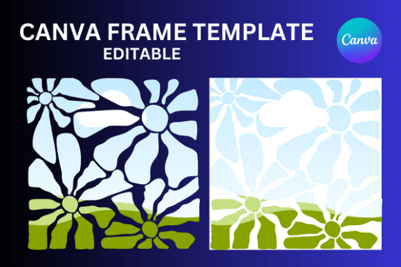 Boho Floral Vintage Pattern Canva Frame: A Must-Have for Creative Designers