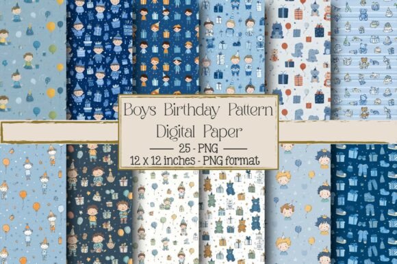 Boys Birthday Pattern: A Creative Tool for Personalized Designs