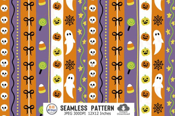 Coquette Halloween Pattern Stripes Paper: A Creative Must-Have for Seasonal Projects