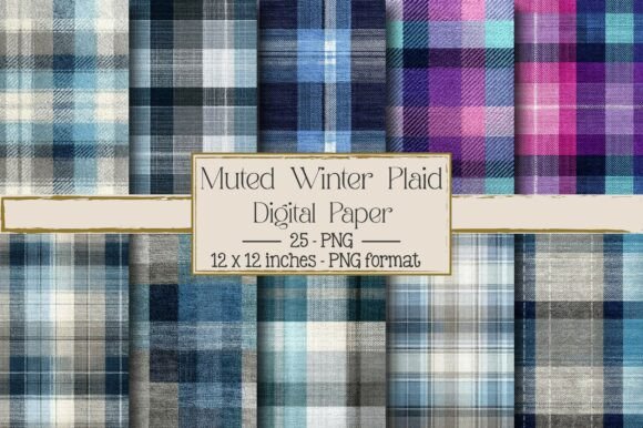 Exploring the Charm of Muted Winter Plaid: A Versatile Design Element for Modern Creations