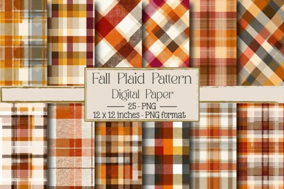 Fall Plaid Pattern with Chai Spice Flair