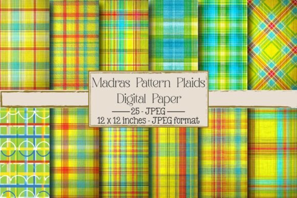 Madras Pattern Plaids: A Versatile Design Choice for Creative Projects