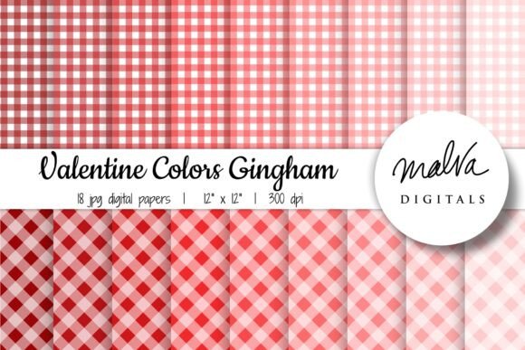 Red Valentine's Day Gingham Paper: A Versatile Creative Asset for Designers and Creators